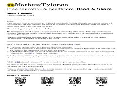 Campaign: Flyer: Education Campaign: Flyer: 300