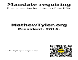 Campaign: Flyer: Education Campaign: Flyer: Education